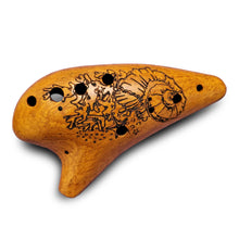 Load image into Gallery viewer, 12 Hole Wooden Tenor Ocarina "La Mer"
