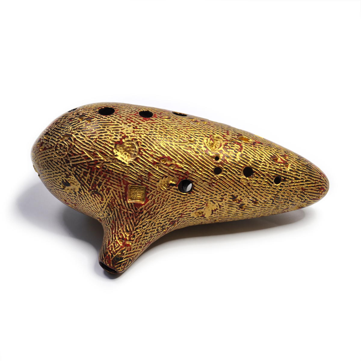 12 Hole Bass Ocarina in C Major by Chen Ching STL Ocarina