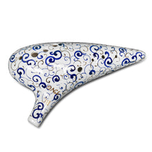 Load image into Gallery viewer, 12 Hole Blue and White Porcelain Ocarina Set For Professional Musicians