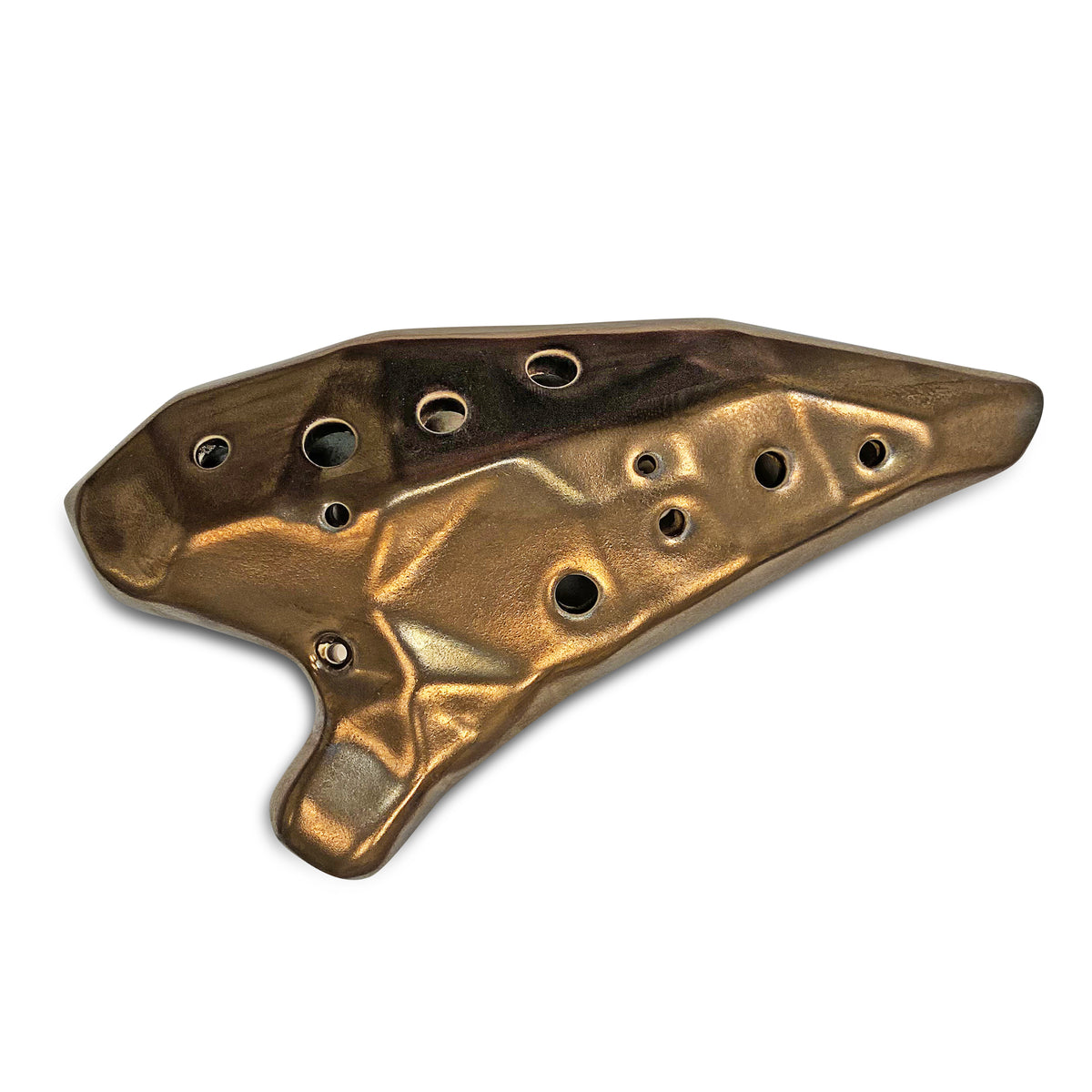 12 Hole Tenor Ocarina “Polygon” – STL Ocarina