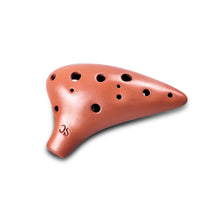 Load image into Gallery viewer, 12 Hole Purple Clay Mini Ocarina