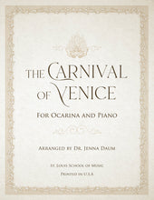 Load image into Gallery viewer, The Carnival of Venice - Technical Development Through Twenty-three Variations for Double Ocarina
