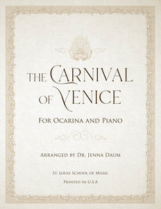 The Carnival of Venice - Technical Development Through Twenty-three Variations for Double Ocarina