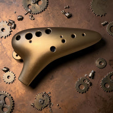 Load image into Gallery viewer, 12 Hole Metal Tenor Ocarina in C Major