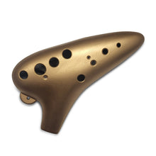 Load image into Gallery viewer, 12 Hole Metal Tenor Ocarina in C Major