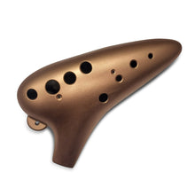 Load image into Gallery viewer, 12 Hole Metal Tenor Ocarina in C Major