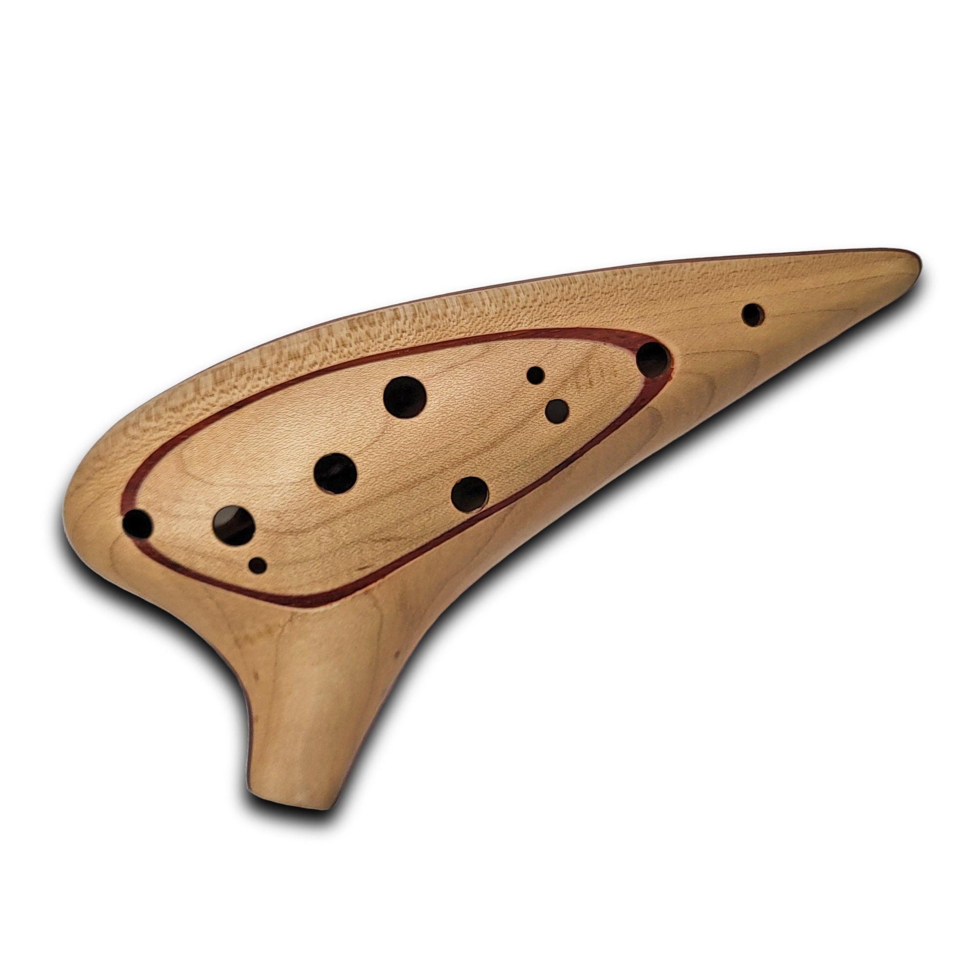 12-Hole Wooden Alto Ocarina in F Major | Handcrafted & Musical