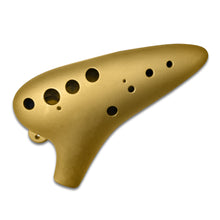 Load image into Gallery viewer, 12 Hole Metal Tenor Ocarina in C Major