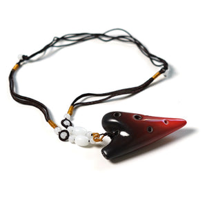 6 Hole E Major Ocarina Mini Necklace (4 colors)