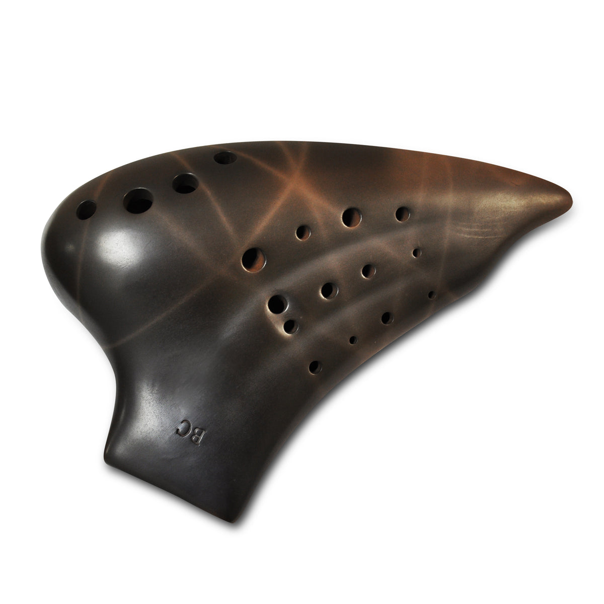 New Purple Clay Triple Bass Ocarina STL Ocarina