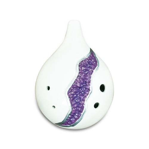 6 Hole Bass Geode Ocarina in C Major