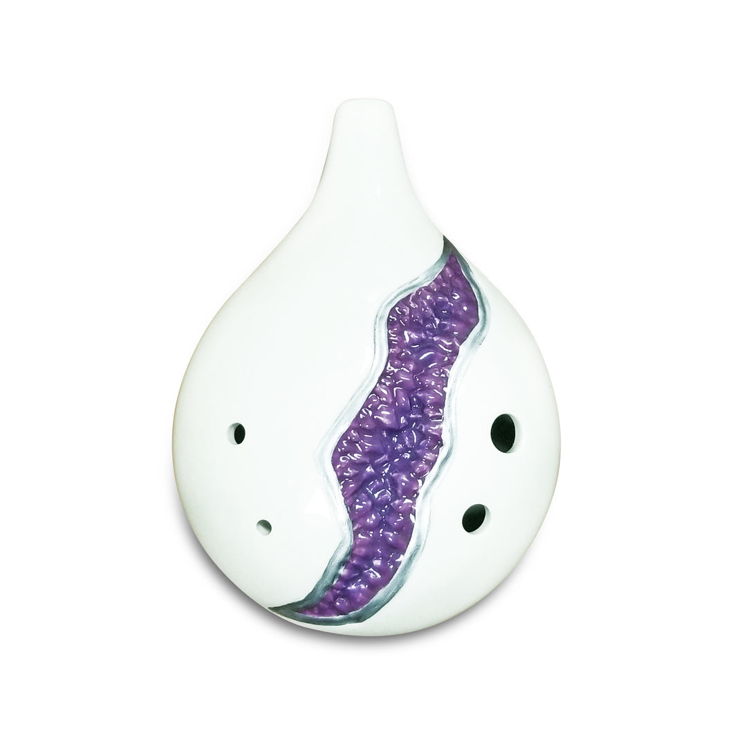 6 Hole Bass Geode Ocarina in C Major