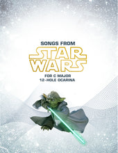 Load image into Gallery viewer, 12 Hole Zelda Tenor (Black) with Star Wars Songbook