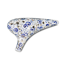 Load image into Gallery viewer, 12 Hole Blue and White Porcelain Tenor Ocarina in C Major