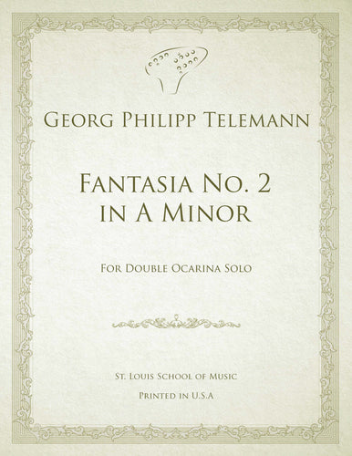 Georg Philipp Telemann: Fantasy No.2 in A Minor [Ocarina Solo]