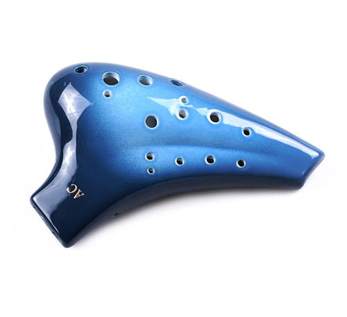 Double Ocarina in C Major with Two Octave Range