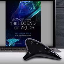 Load image into Gallery viewer, 12 Hole Zelda Tenor (Black)