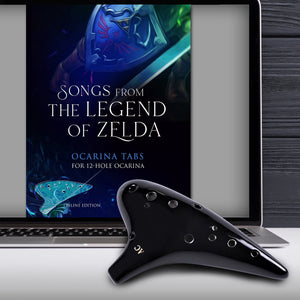 12 Hole Zelda Tenor (Black)