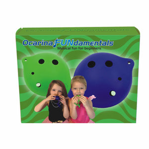 Ocarina FUNdamentals for 6 Hole Ocarina + Three Additional 6-hole Plastic Ocarinas