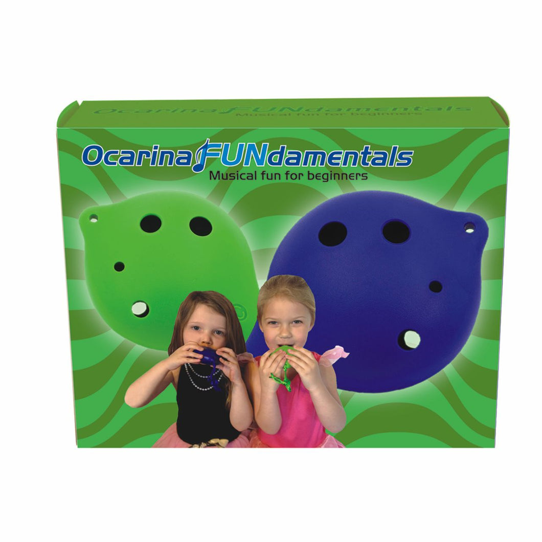 Ocarina FUNdamentals for 6 Hole Ocarina + Two Additional 6-hole Plastic Ocarinas