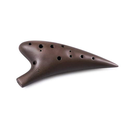 Purple Clay Alto F Major Ocarina with Songbooks