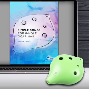 6 Hole Plastic Ocarina for Beginners and Young Musicians