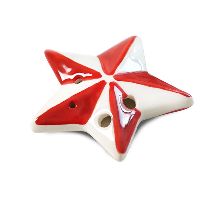 Star  Christmas Tree Ornament Ocarina