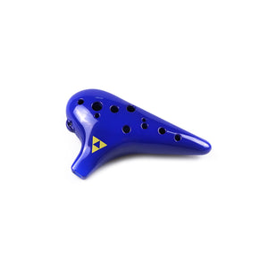 New 12 Hole Plastic Zelda Tenor Ocarina in C Major with Zelda Songbook